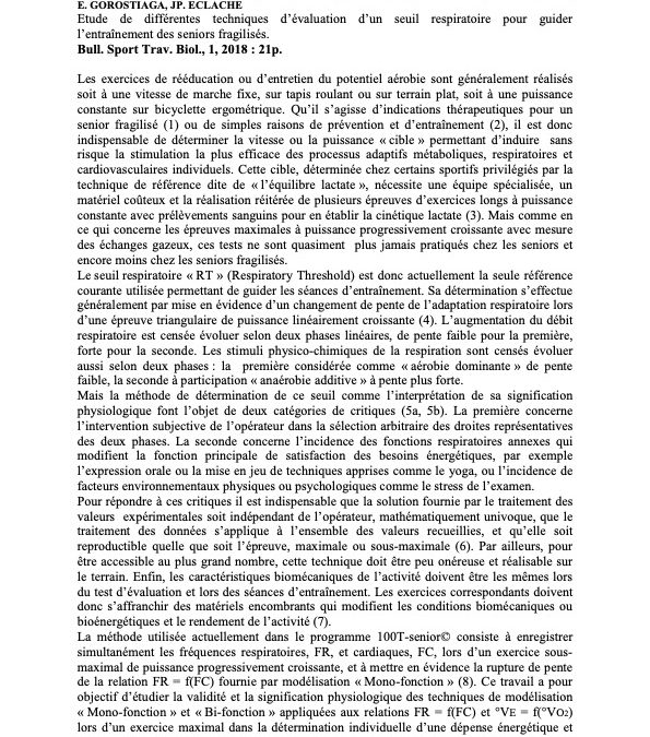 Bulletin n°1 • 2018